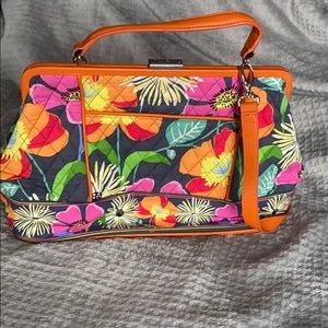 Vera Bradley Snap Closure Satchel Bag